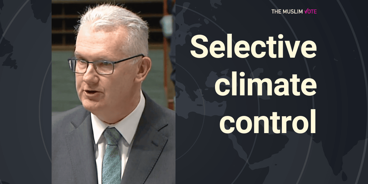 Selective Climate Control: "Turn the temperature down", Tony Burke says
